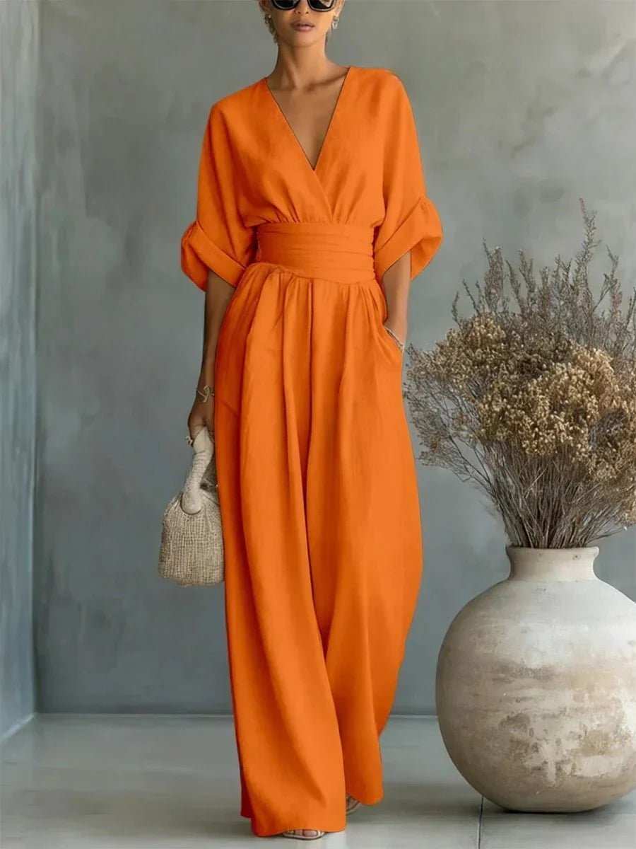 Elegant High-Waist Jumpsuit