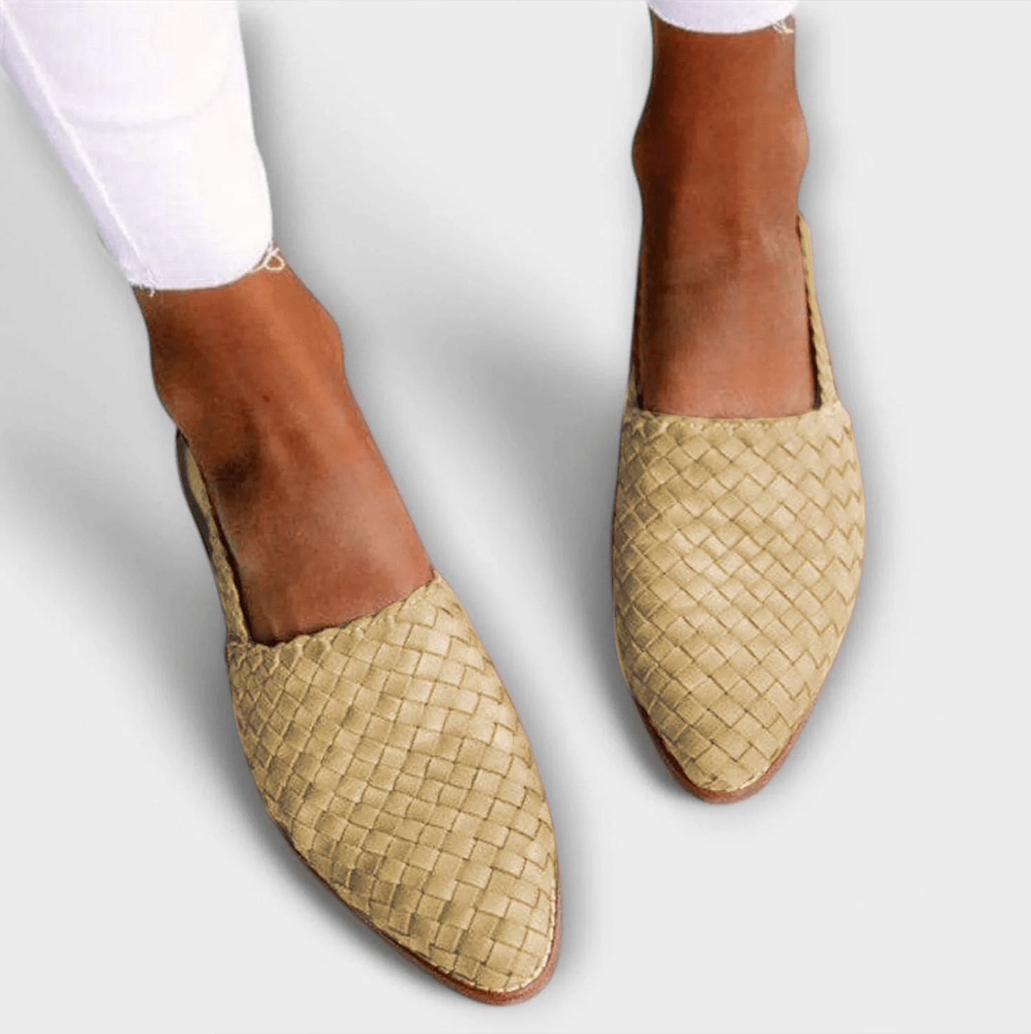 Woven Slingback Loafer