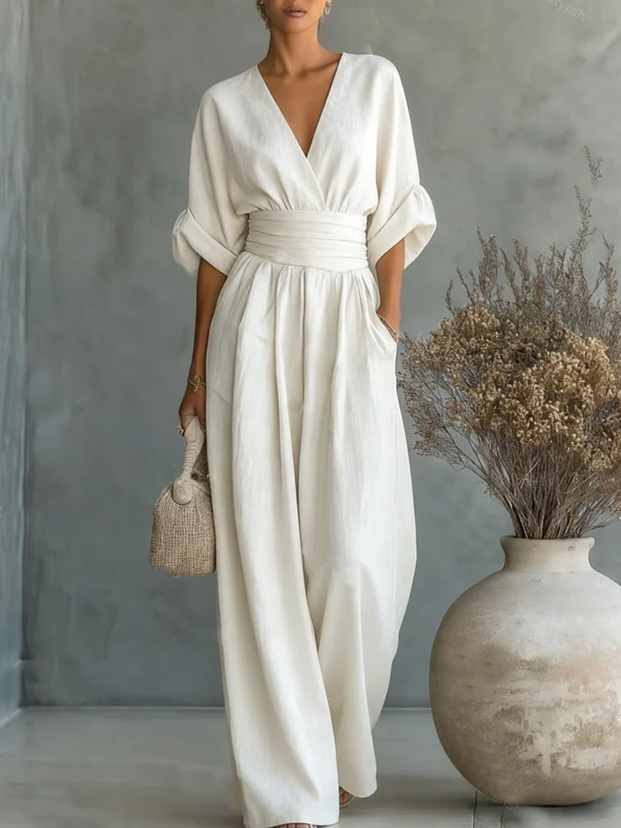 Elegant High-Waist Jumpsuit