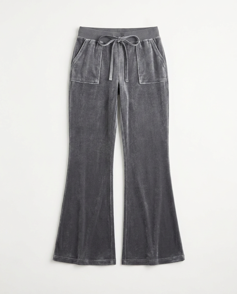Velvet Flare Pants
