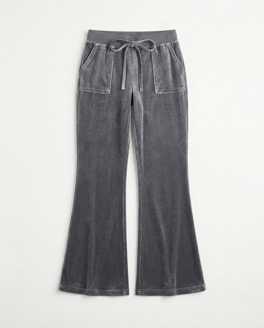 Velvet Flare Pants