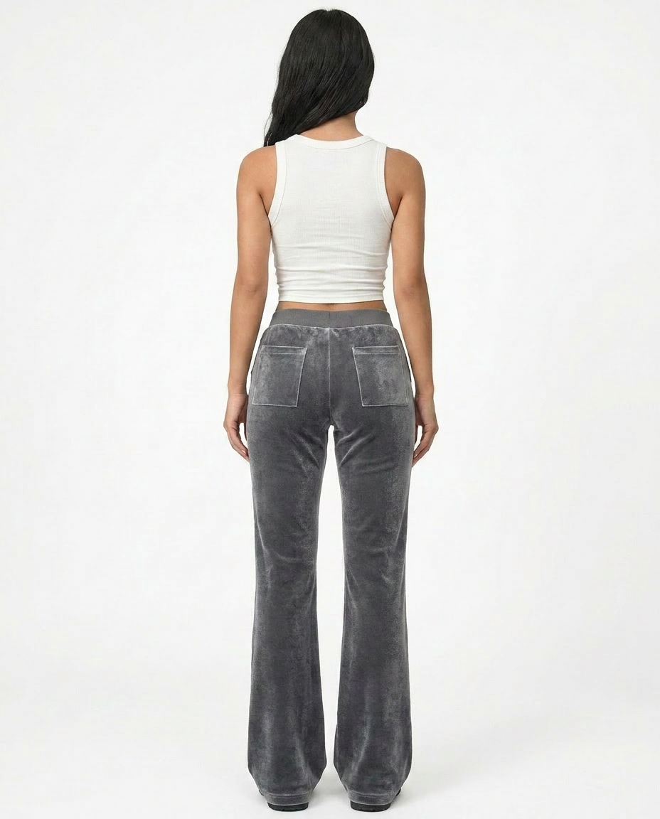 Velvet Flare Pants