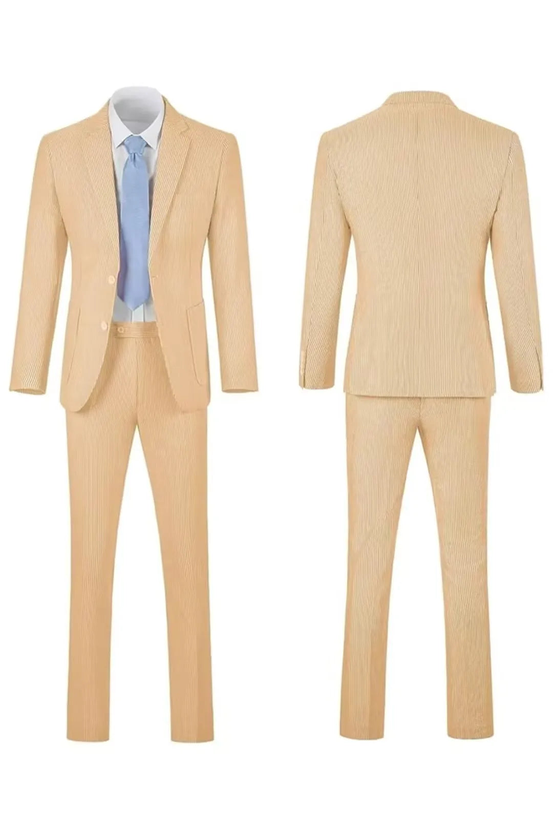 Striped Seersucker 2 Piece Suits