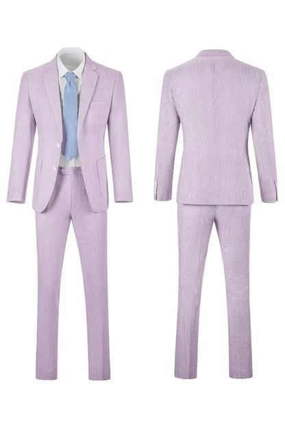 Striped Seersucker 2 Piece Suits