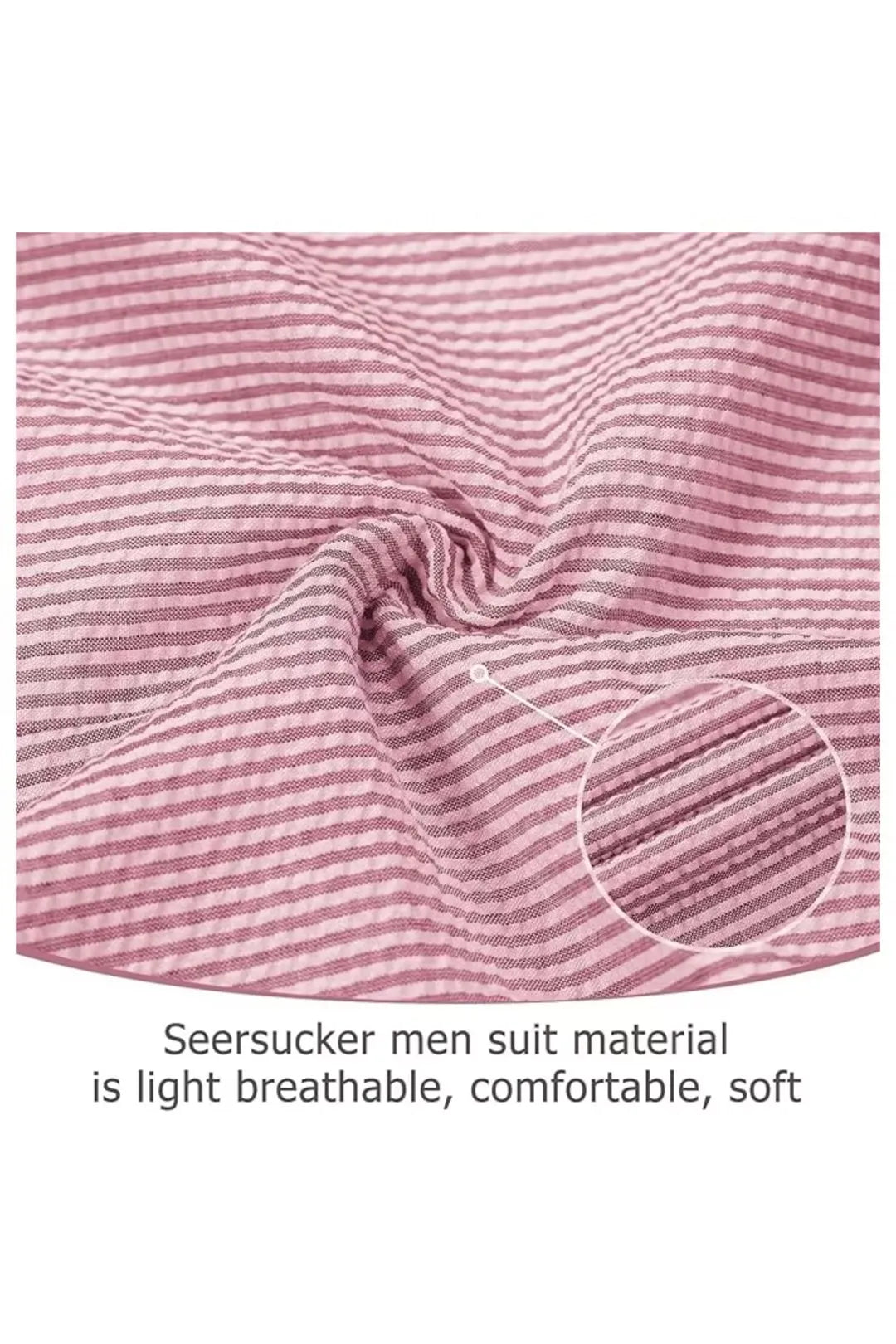 Striped Seersucker 2 Piece Suits