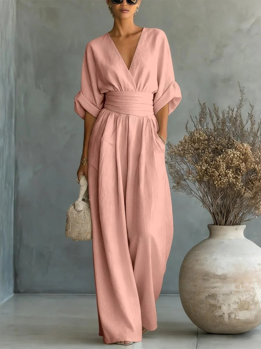 Elegant High-Waist Jumpsuit