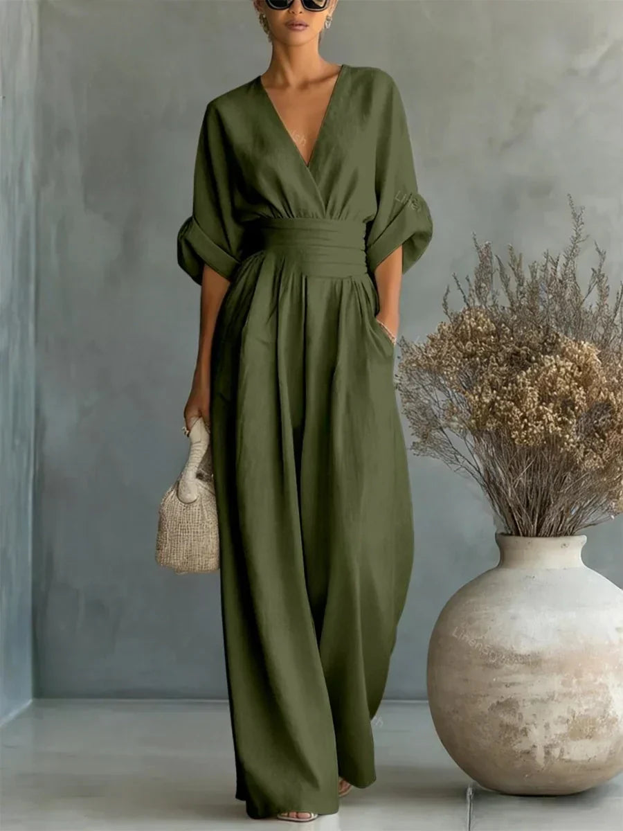Elegant High-Waist Jumpsuit
