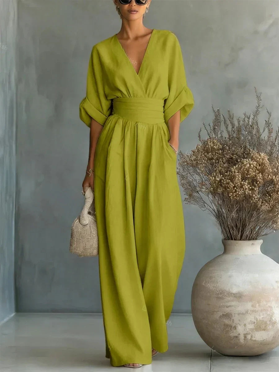 Elegant High-Waist Jumpsuit